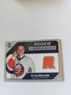 2005-06 Upper Deck Rookie Threads #RTPN Petteri Nokelainen