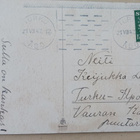 E.K. : Punarinta ja omenankukkia, vanha piirrospk, p. 1947 - pikkukuva 2
