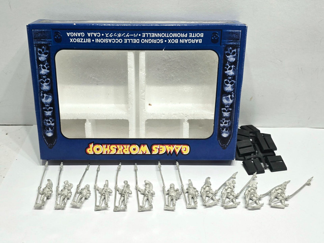 WHFB - 12kpl Dogs of War Tilean Alcatani Pikemen