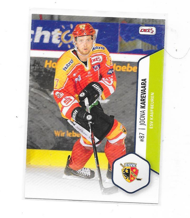 2016-17 DEL2 #120 Joona Karevaara  ESV Kaufbeuren  HPK