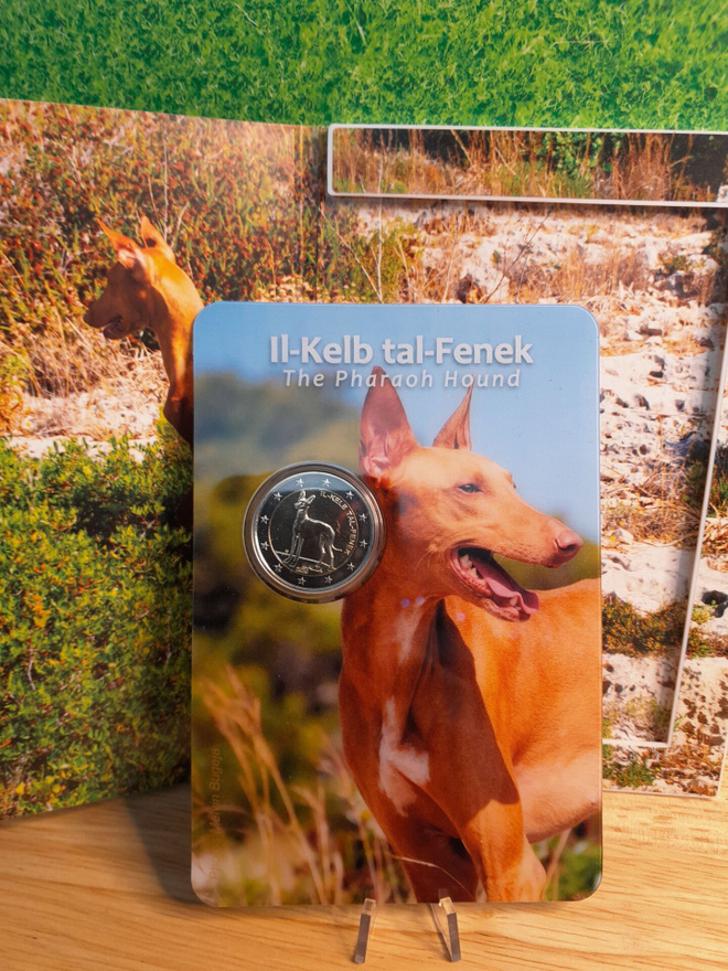 Pharaoh Hound Malta 2026 2 euro juhlaraha BU