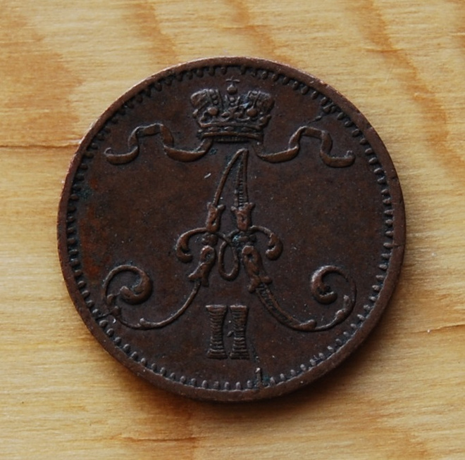 Suomi 1 penni (Aleksanteri II) 1876