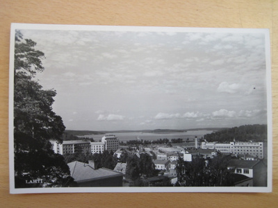 VANHA Postikortti Lahti 1950-l Alkup. Mallikappale