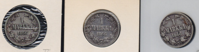 1866 3 markkaa 3kpl kl4