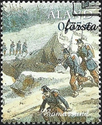 Åland 2004 ÅV 14 Bomarsund 150 v 0,65 € EP leima LaPe 238