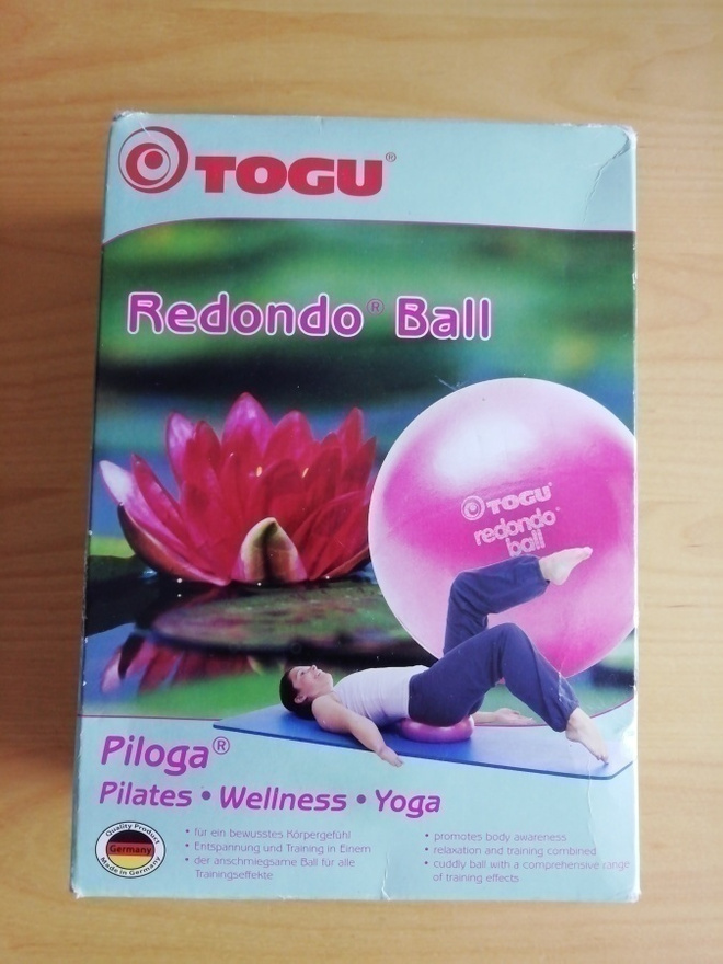 Pilates Yoga pallo 18 cm harmaa - uusi!