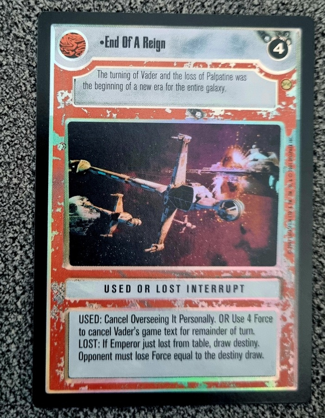 SW CCG - End Of A Reign - Foil