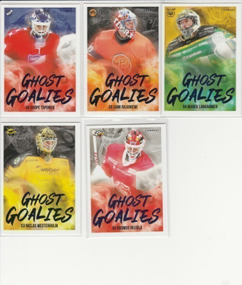 2022/23 Cardset Ghost Goalies Blue /500 kortteja 3e kpl