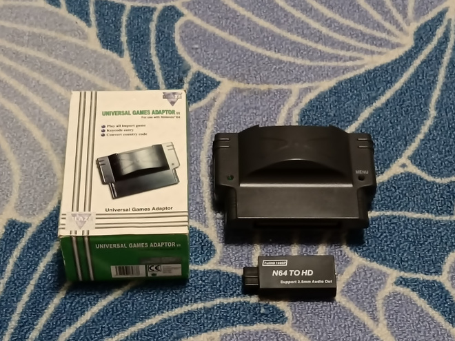 Universal Games Adaptor + hdmi converter N64