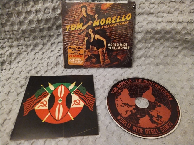 TOM MORELLO THE NIGHTWATCHMAN - WORLD WIDE REBEL SONDS CD