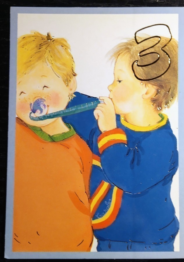 ONNITTELU KORTTI 3-VUOTIAALLE