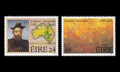 Irlanti 643-4 ** Australian kolonisaatio 200v (1988)