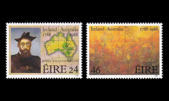 Irlanti 643-4 ** Australian kolonisaatio 200v (1988)