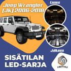 Jeep Wrangler (JK/JL) Sisätilan LED-sarja 7-osai - pikkukuva 1