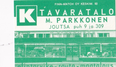 Joutsa, Tavaratalo M. Parkkonen K  b523