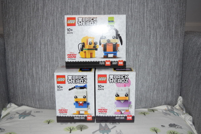 Lego brick headz 40378, 40377 ja 40476