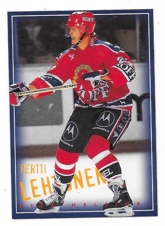 1996-97 Sisu Redline #5 Pertti "Pepe" Lehtonen  HIFK