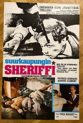 Vanha elokuvajuliste: Suurkaupungin sheriffi