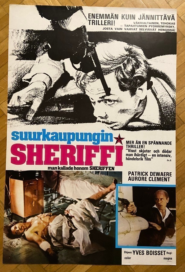 Vanha elokuvajuliste: Suurkaupungin sheriffi