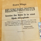 Lisälehti Helsingfors-Posten Kenraali Bobrikoff Ammuttu 1904 - pikkukuva 1