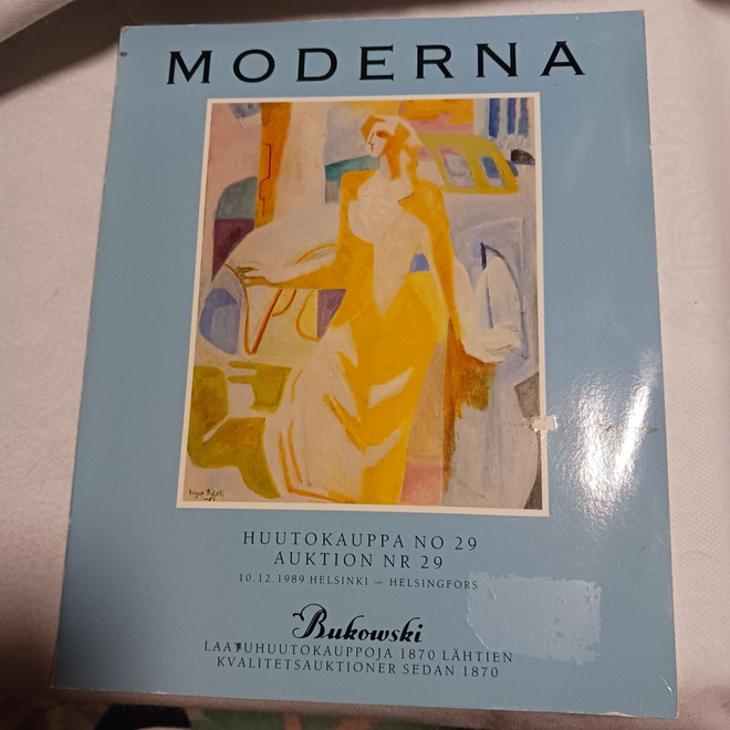 Moderna huutokauppaluettelo