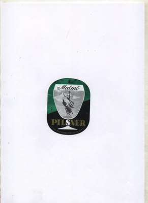 MALMO PILSNER II. Etiketti