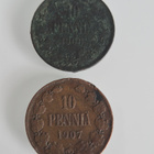 Suomi kolikot 1900/1907 10 penniä (14607) - pikkukuva 1