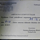 Uimaliitto ohje ja Punainen Risti verenluovutus kortti vanha - pikkukuva 3