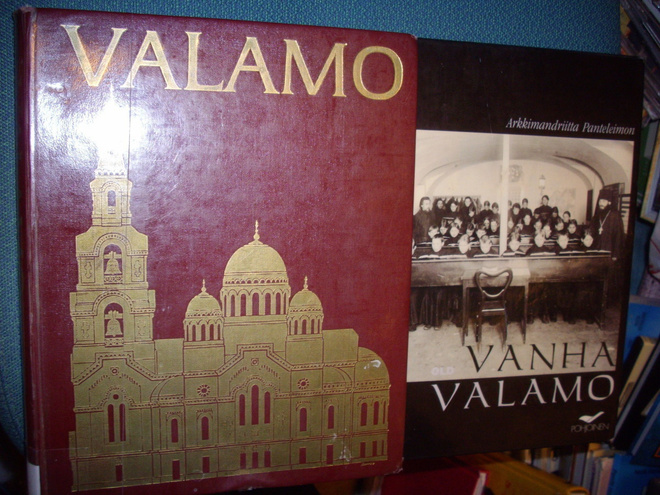 2 kirjaa :  VALAMO ( 1973 ) & VANHA VALAMO ( 1987 ) SIS.PK !