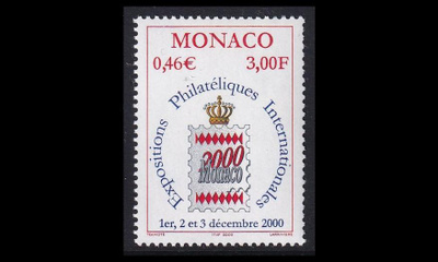 Monaco 2480 ** Postimerkkinäyttely MONACO 2000 (1999)