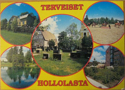 kortti ** Hollola tai Lahti - erilaisia paikkakuntakortteja