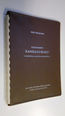 Ahti Reijonen : Yleisimmät kangasvirheet - 1-syöstäväinen...
