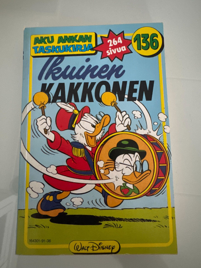 Aku Ankan taskukirja nro 136 : Ikuinen kakkonen