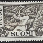 1930 M30 Puunkaat 25 mk harmaht ruskea ** Lape 157 b SP Lm5 - pikkukuva 1