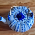 Teekannu, vintage, kiinalaisilla kirjoitusme, mietelauseilla - pikkukuva 3