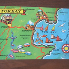 Torbay, England 1970-luku karttakortti - pikkukuva 1
