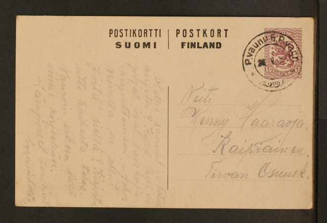 # 23442 # Ehiö 2mk - P.vaunu 6 > Kaipiainen - 1922