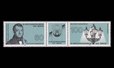 Saksa 1537-8ds ** Maailman kaasukongressi (1991)