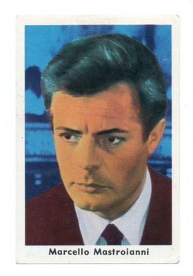 Purukumikuva Filmitähti-sarja n:o 50 MARCELLO MASTROIANNI