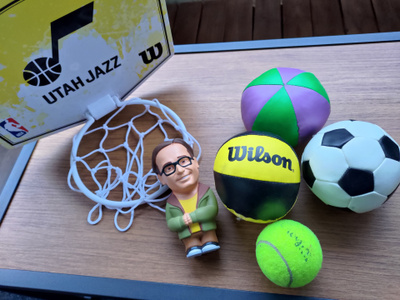 Wilson NBA Team Mini Hoop Utah Jazz -minikori + pallot 5 kpl