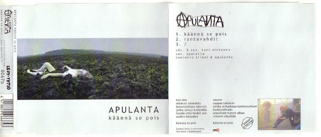 cds, Apulanta - Käännä se pois [rock]