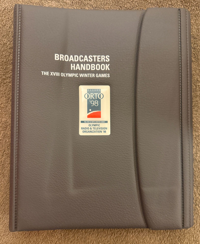 NAGANO 1998 BROADCASTERS HANDBOOK (ERITTÄIN HIENO)
