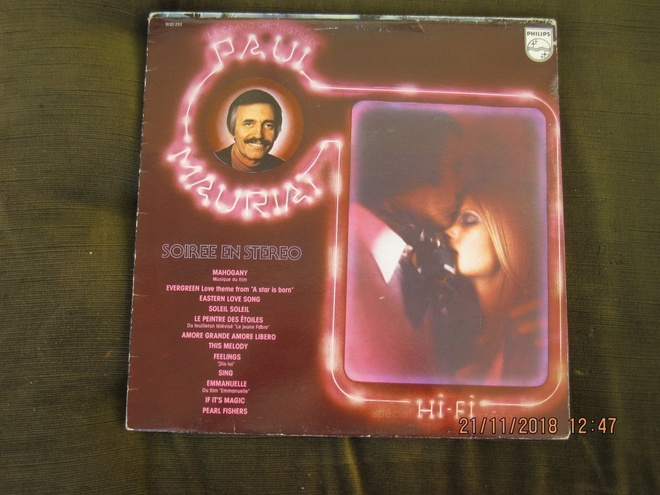 Paul Mauriat Soiree en stereo lp-levy