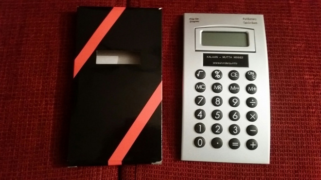 LASKIN ( pöytämalli ) 170x95mm
