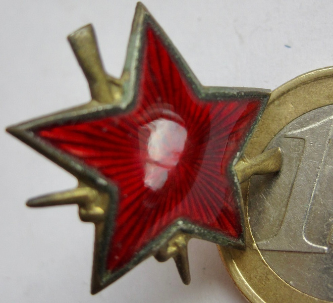 VANHA CCCP Tähti Kokardi Aseistetut Vartiojoukot Messinkiä