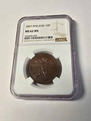 10p 1897 NGC MS 62 BN