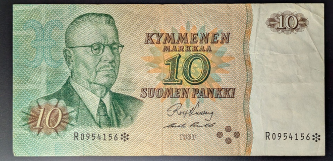 10 Markkaa 1980 tähti R0954156