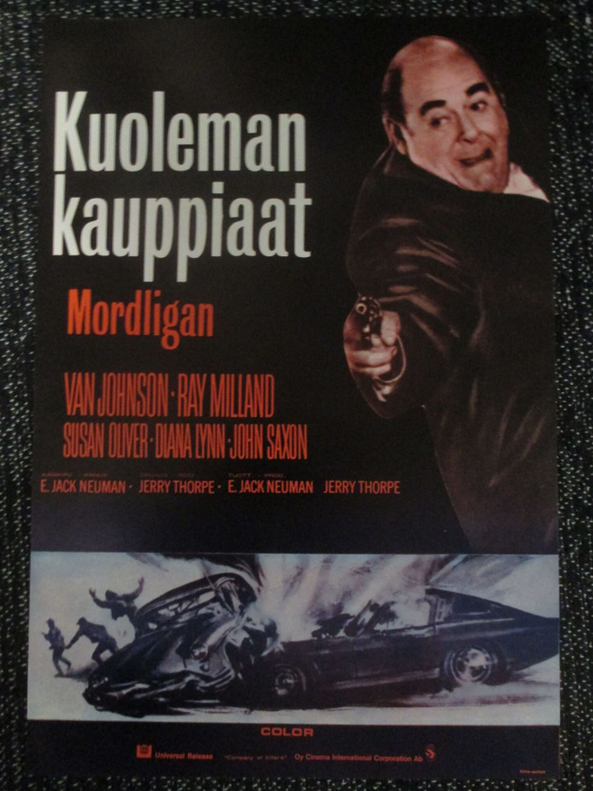 Kuoleman kauppiaat (Jerry Thorpe, 1970) vanha elokuvajuliste