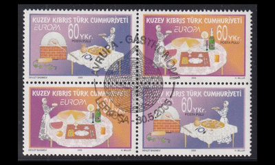 Turkki Kypros 618-9n o Europa gastronomia (2005)