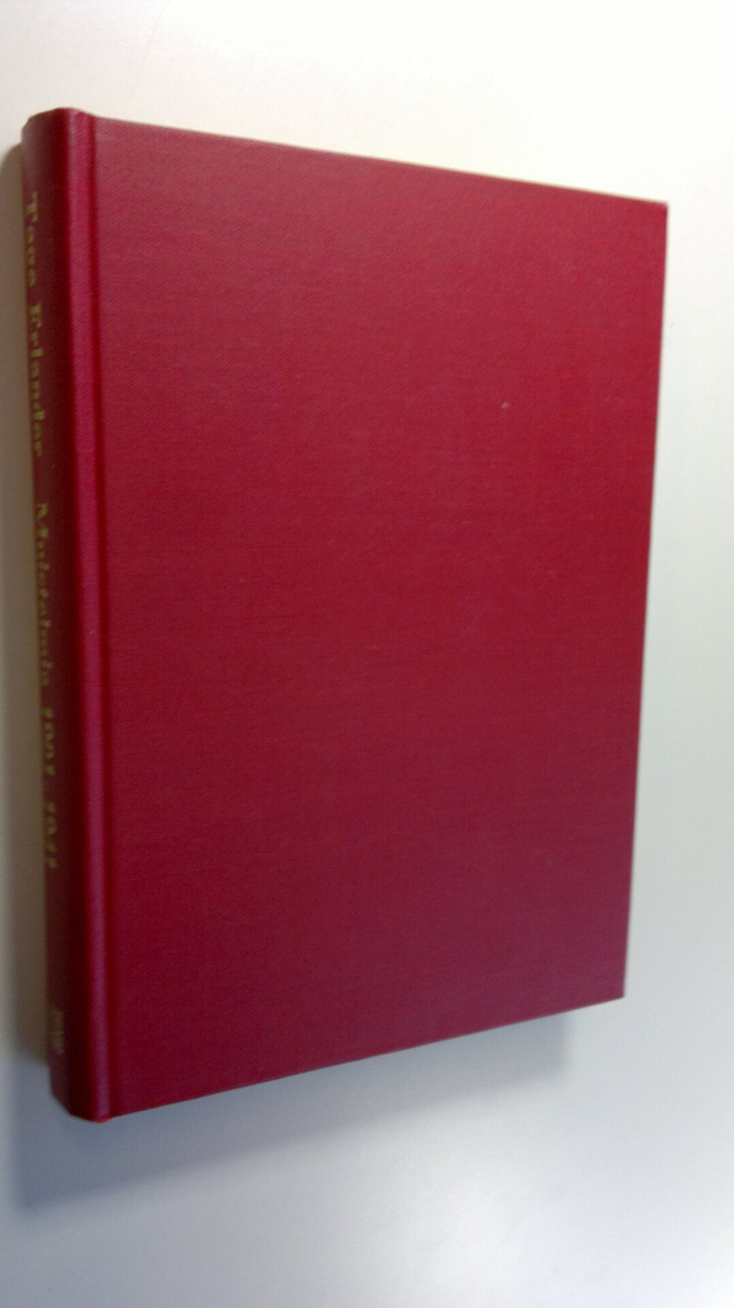 Tage Erlander : Muistelmia 1901-1941